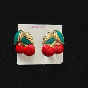 🍒 Gold plated Cherry earrings 🍒